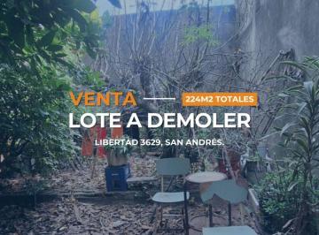 Terreno , General San Martín · Venta de Amplio Lote a Demoler en San Andres