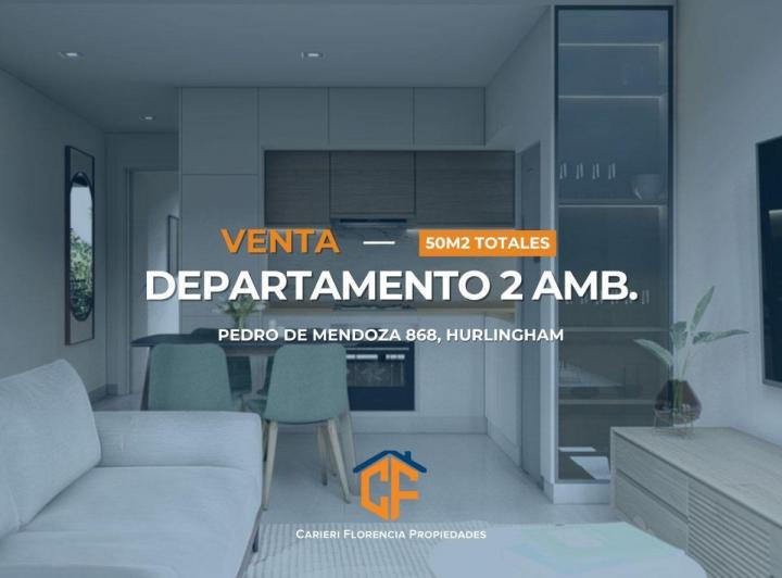 Departamento · 50m² · 2 Ambientes · 1 Cochera