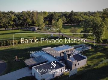 Casa · 185m² · 5 Ambientes · 2 Cocheras · Casa 5 Ambientes en Venta, Barrio Privado Matisse, Los Cardales