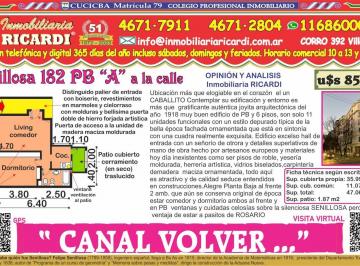 Departamento · 35m² · 2 Ambientes · Canal Volver. Arquitectonica Pb a m Parque Rivadavia