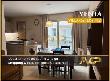 Departamento · 45m² · 1 Ambiente · Departamento en Venta en Villa Carlos Paz de un Dormitorio