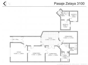 PH · 106m² · 6 Ambientes · PH Unico en Pasaje Zelaya - Abasto
