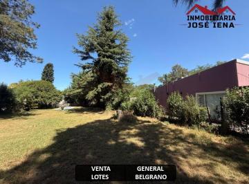 Terreno , General Belgrano · 2 Lotes de 10 X 40 (400 M&sup2;) C/u. en Calle Las Tropas E/ 54 y 56, Barrio Parque – General Belgrano.
