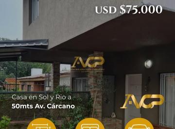 Casa · 450m² · 3 Ambientes · 2 Cocheras · Excelente Duplex en Villa Carlos Paz. Sol y Rio.