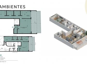 Departamento · 67m² · 3 Ambientes · Departamento en Belgrano
