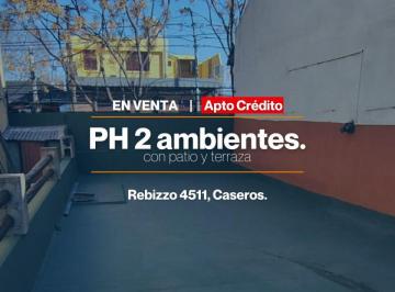 PH de 2 ambientes, Tres de Febrero · Venta de PH 2 Ambientes con Patio Interno y Terraza en Caseros