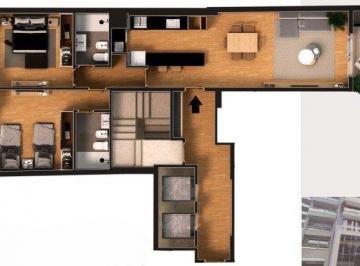 Departamento · 85m² · 3 Ambientes · Scuba 55 - Juan m. de Rosas 825 - 2 Dorm.