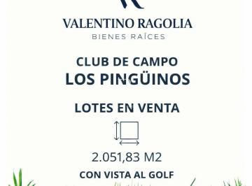 Terreno · 2051m² · Venta Lote en Club de Campo Los Pinguinos
