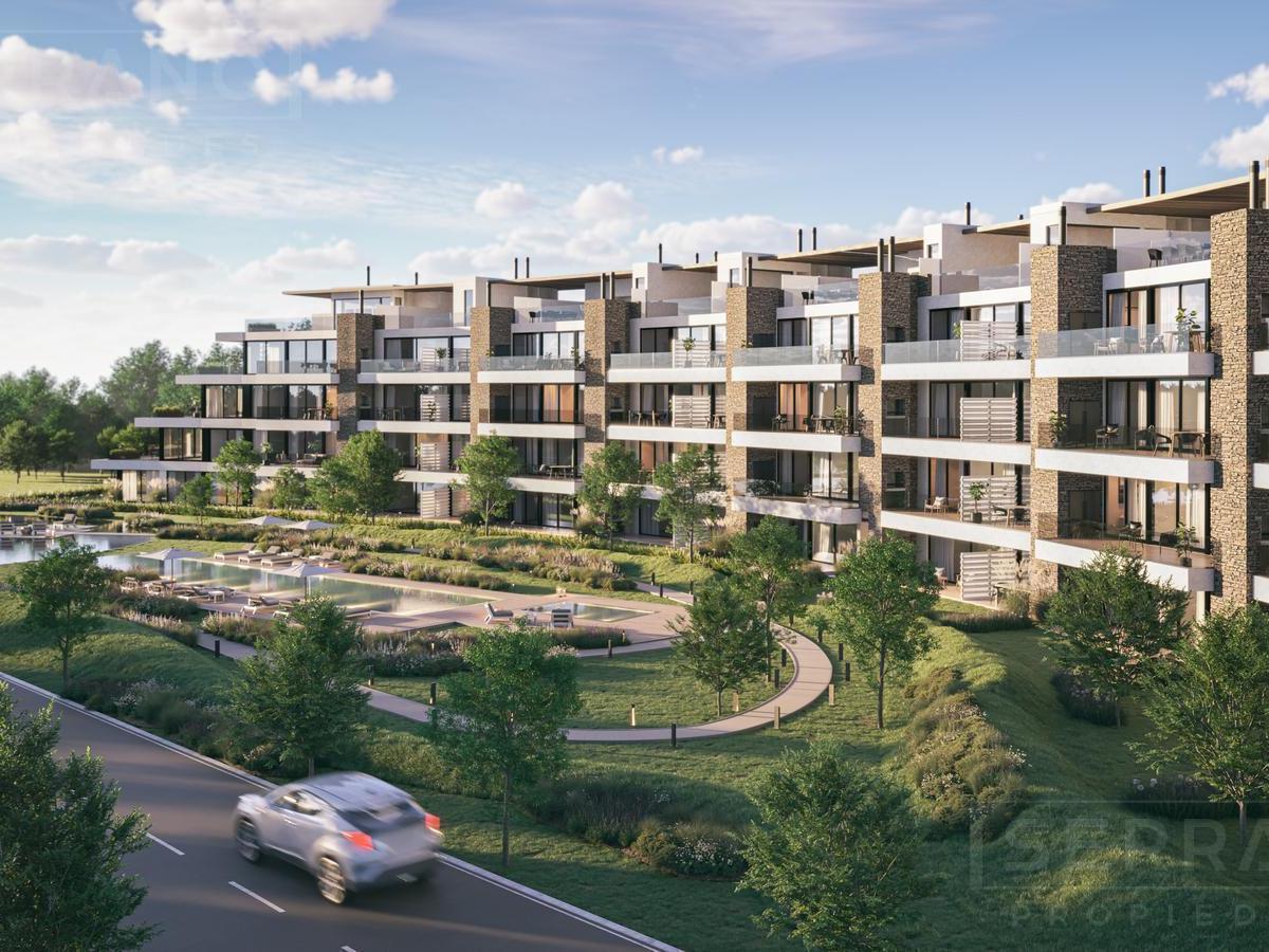 Av. de los Fundadores al 200, Nordelta. Lagunita Condominio en Construcción. Departamento 2 Dormitorios con Cochera.