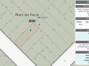 Terreno · 330m² · Lote de 330 m² en Venta, en Villa Marítima Zabala, Necochea
