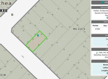 Terreno · 200m² · Lote 200 m² en Venta, en Villa Marítima Zabala, Necochea