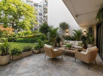 Departamento · 106m² · 3 Ambientes · 1 Cochera · Plaza Carlos Pellegrini. Jardín y Cochera. 3 Ambientes