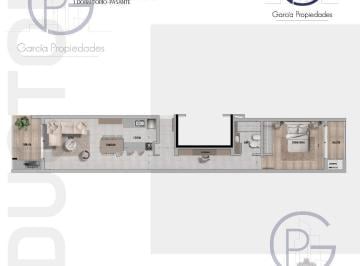 Departamento · 58m² · 1 Ambiente · Departamento en La Plata