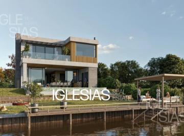 Casa · 384m² · 6 Ambientes · 5 Cocheras · Casa en Venta Al Río en El Yacht, Nordelta