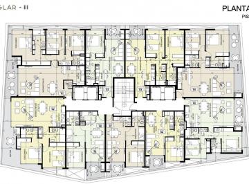 Departamento · 90m² · 4 Ambientes · 1 Cochera · Apartamento - Playa Brava