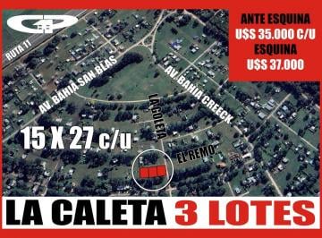 Terreno , Mar Chiquita · 3 Lotes en La Caleta. Calle El Remo y La Goleta