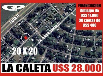Terreno , Mar Chiquita · Financiación Lote en La Caleta. Calle El Puente y La Chalupa