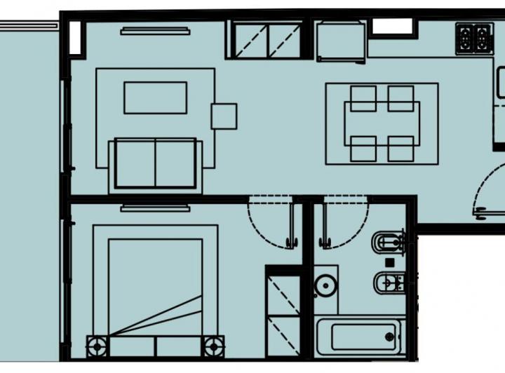 Departamento en venta en Lomas de Nuñez · 2 ambientes