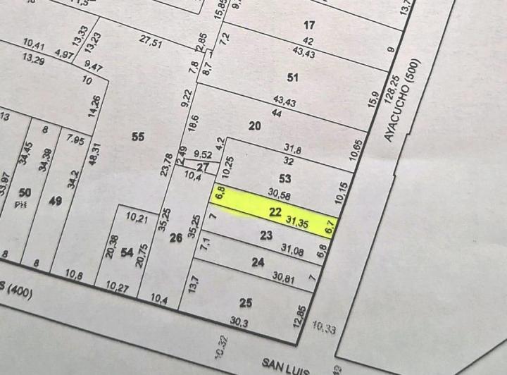 Terreno · 228m² · 3 Ambientes