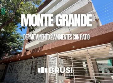 Departamento · 44m² · 2 Ambientes · Departamento en Venta en Monte Grande Dos Ambientes con Patio