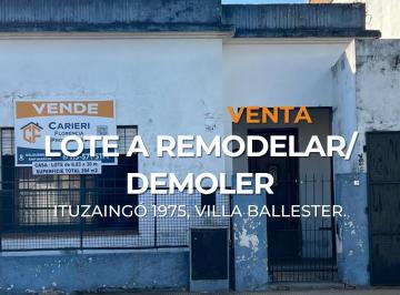 Terreno , General San Martín · Lote a Remodelar/demoler en Venta en Villa Ballester