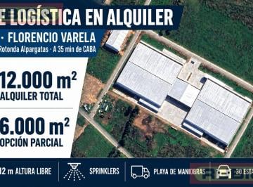 Bodega-Galpón · 6000m² · Alquiler Nave Logística Total: 12.000 m² | Opción Parcial: 6.000 m²