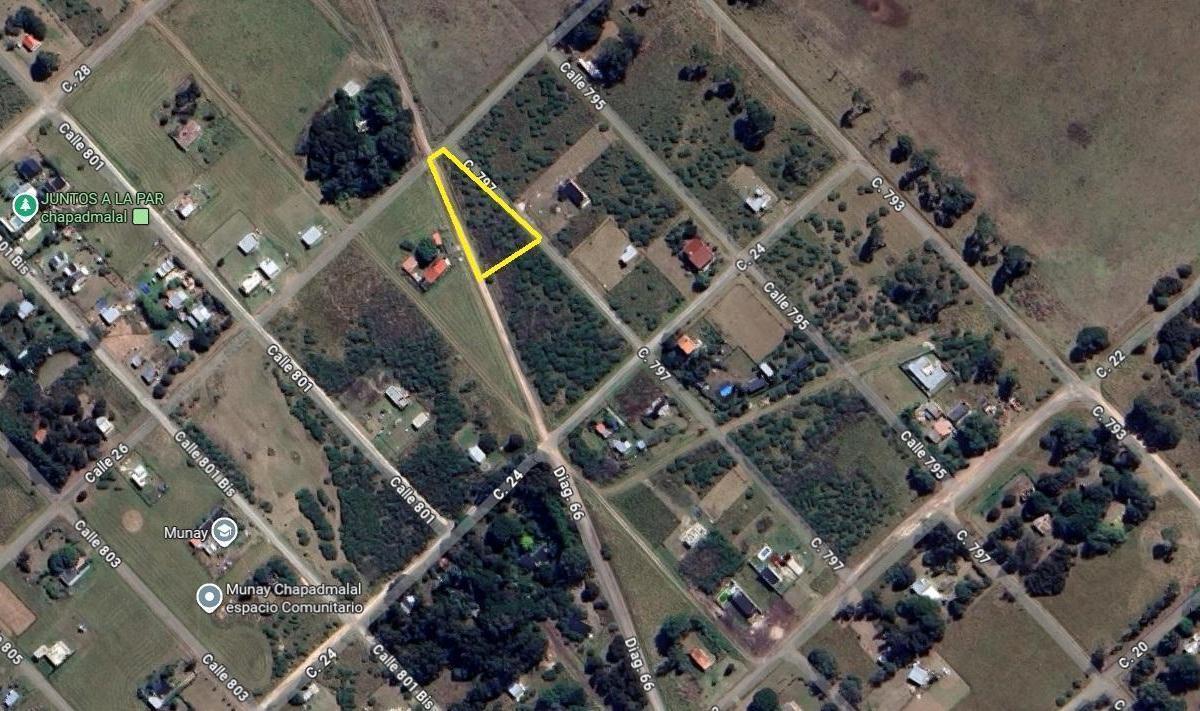 Terreno en Chapadmalal de 607m² en entorno natural