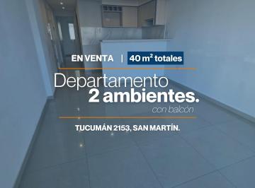 Departamento de 2 ambientes, General San Martín · Departamento 2 Ambientes con Balcón y Detalles de Categoría en El Centro de San Martín
