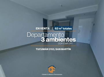 Departamento de 3 ambientes, General San Martín · Departamento 3 Ambientes con Amplio Balcón y Detalles de Primera Categoría en San Martin