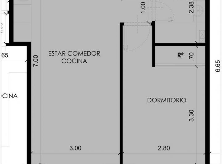 Departamento · 41m² · 2 Ambientes