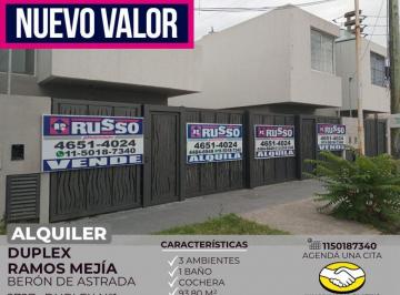RUS-RUS-10936_2 · Alquiler Duplex 3 Ambientes San Justo
