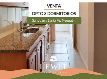 Departamento · 77m² · 4 Ambientes · 1 Cochera · Venta Departamento 3 Dorm. | Zona Centro Este Neuquén | Cochera | Apta Crédito