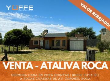 Casa · 101m² · 6 Ambientes · 1 Cochera · Casa en Ataliva Roca
