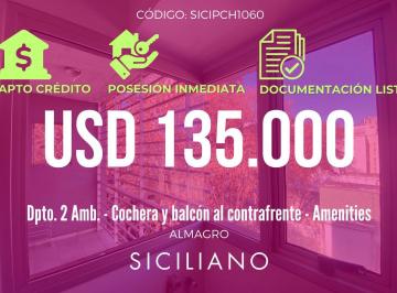 Departamento · 45m² · 2 Ambientes · 1 Cochera · Departamento en Almagro