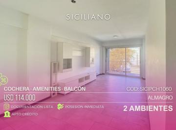 Departamento · 45m² · 2 Ambientes · 1 Cochera · Departamento en Almagro