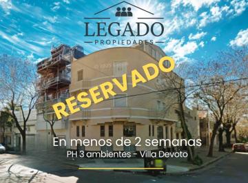 PH de 3 ambientes, Villa Devoto · ## Reservado ## PH 3 Ambientes - Villa Devoto - Balcón - Reciclado - Sin Expensas