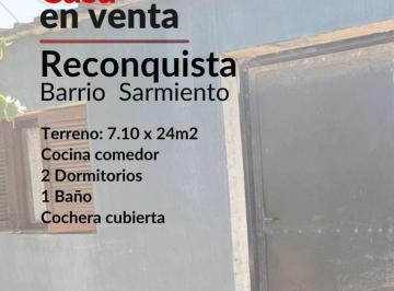 Casa · 58m² · 5 Ambientes · 1 Cochera · Casa en Reconquista