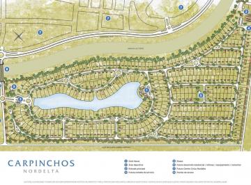 Terreno · 510m² · Venta en El Barrio Los Carpinchos, Nordelta. Lote.