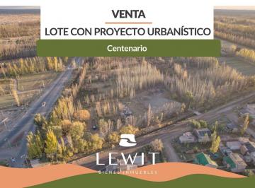 Terreno · 55000ha · Venta Lote con Proyecto Para Desarrollo Urbano Comercial en Centenario | Neuquén