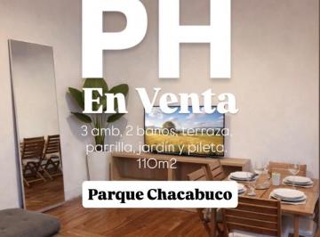 PH de 3 ambientes, Parque Chacabuco · PH 3 Amb - Dueño Directo - Jardín, Terraza, Pileta