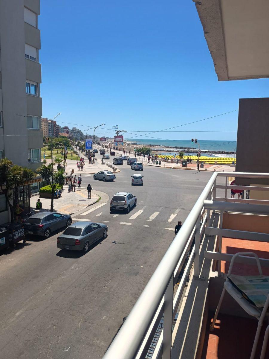 Depto 3 amb, 50m² en La Perla Norte, gran balcón y vista al mar