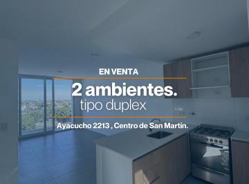 Departamento de 2 ambientes, General San Martín · Departamento Tipo Duplex a Estrenar en Venta en San Martin