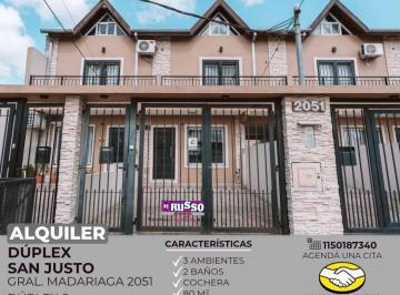 RUS-RUS-10939_2 · Alquiler Duplex 3 Ambientes San Justo