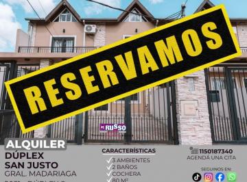 RUS-RUS-10939_2 · Alquiler Duplex 3 Ambientes San Justo