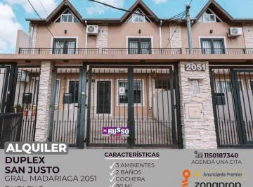 RUS-RUS-10938_2 · Alquiler Duplex 3 Ambientes San Justo