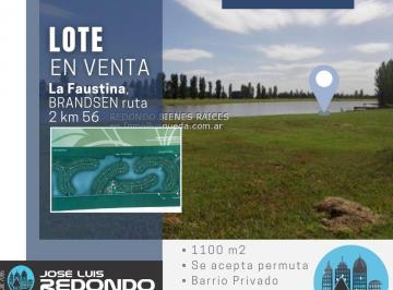 Terreno , Brandsen · Lote en Barrio Privado La Faustina