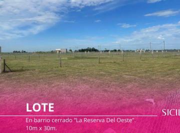 Terreno · 300m² · Venta - Lote - "La Reserva del Oeste" - Barrio Cerrado - General Rodriguez