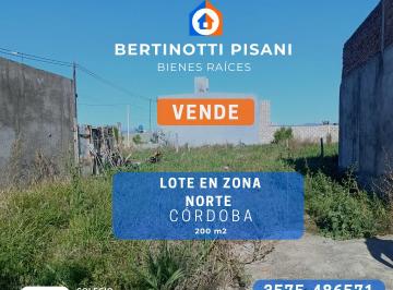 Terreno , Villa Allende · Lote en Venta 207 m² Zona Norte