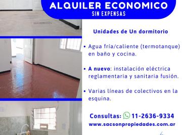 PH de 2 ambientes, La Matanza · A506 San Justo Alquiler Ph - Departamento un Dormitorio Sin Expensas