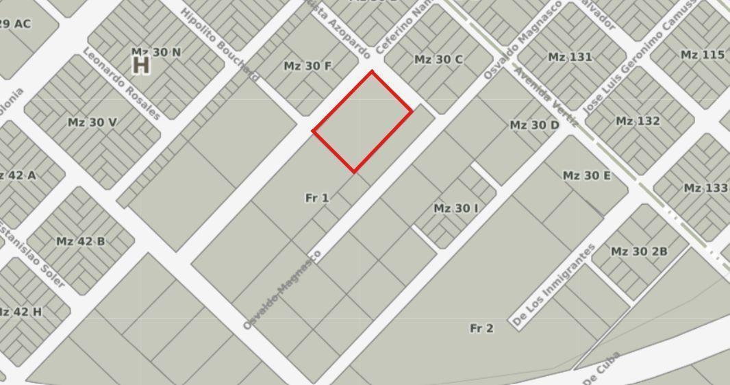 Terreno 6097 m² en barrio Fortunato de la Plaza